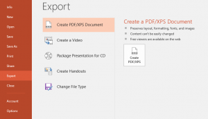 How to make a pdf _ MS Powerpoint File