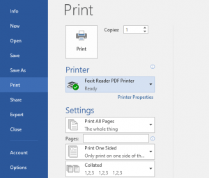 How to make a pdf _ print